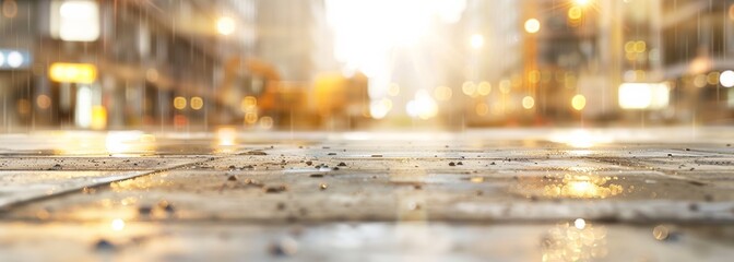 Wall Mural - Construction site background. Urban development. Blurred background