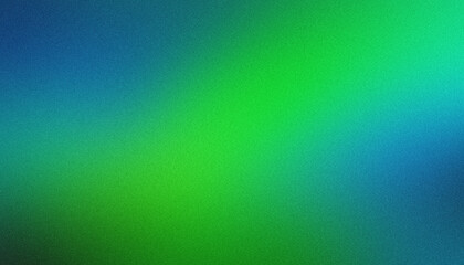 Poster - Highquality, grainy texture overlay on a smooth green to blue gradient, ideal for retro designs