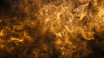 Sticker - Abstract background of brown smoke texture background. Generative AI.