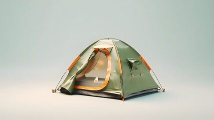 Poster - Camping Tent icon holiday 3d