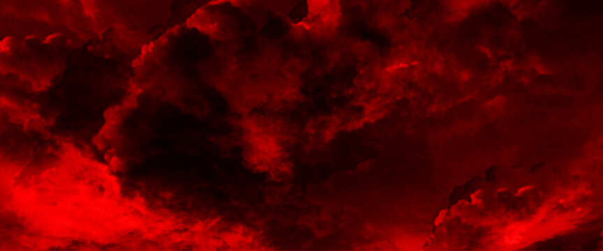 vector red cloud texture background of red sky with clouds for wallpaper, backdrop and design.