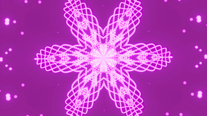 Wall Mural - moving pattern with star and geometric lines. design. festive animation with moving pattern and star