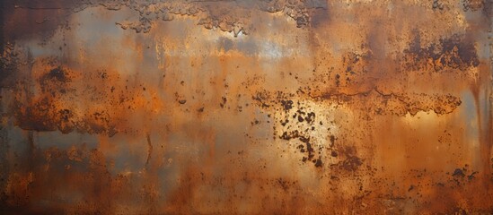 An image showing the close up details of an old metal sheet serving as a textured background with ample copy space