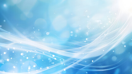 Wall Mural - blue white light gradient shine bright light and glow texture background. generative ai.