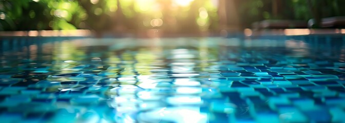 swimming pool background. blurred background
