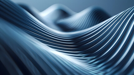 Wall Mural - business background lines wave. generative ai.