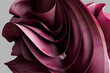 © Westend61 - 3D render of pink abstract waves against gray background