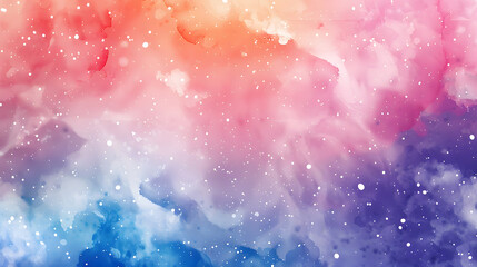 Wall Mural - galaxy cosmos multicolored texture watercolor background. generative ai.