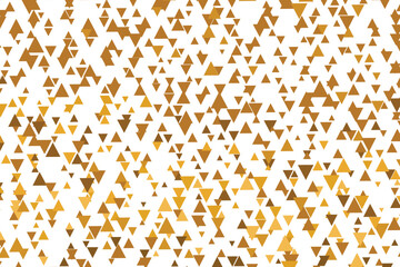 Wall Mural - Polygonal golden mosaic background. Abstract low poly vector illustration. Triangular pattern, copy space. Template geometric business design with triangle for poster, banner, card, flyer