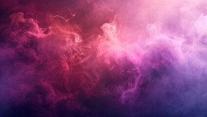 Wall Mural - dark purple and pink background with smoke floating in the air, pink clouds of color, light tones, e