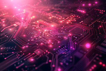 Wall Mural - digital technology banner background