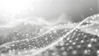 © Sami - Grey white Abstract technology background, Hi tech digital connect, communication, high technology concept, science background