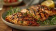© bird_saranyoo - Close-up of grilled chicken breast on a plate Focus on lean protein sources.