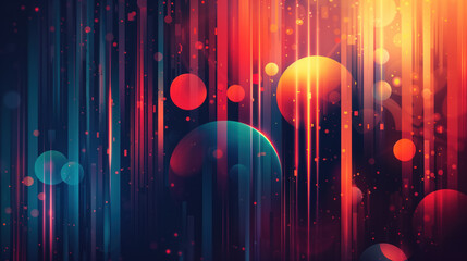 Abstract background. Colorful planetary imagination