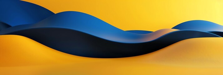 black yellow gradien blue gradient curved shape white background, aspect ratio 3:1, banner background, landing page wallpaper