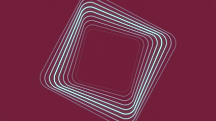Poster - Digital loop animation with the illusion of rotating light waves. 3d rendering