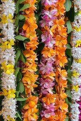 Wall Mural - Vibrant close up shot of a bunch of colorful flowers, perfect for floral designs