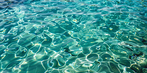 Poster - texture of sea water surface