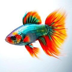 Wall Mural - Aquarium fish-guppy