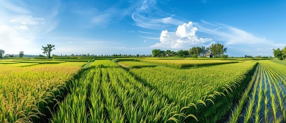 Wall Mural - field of wheat