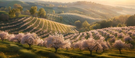 Poster - landscape in the hills