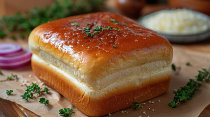 Wall Mural - sandwich bread slices