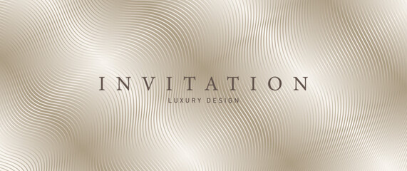 elegant background with gold lines pattern and luxury gradient. premium modern abstract vector illus