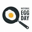 © Art & Stock - national egg day, illustration, egg day, national egg day poster, happy national egg day, poster, post, banner, National Egg Day celebration, egg day poster, flat design. cracked Eggshell, June 3.