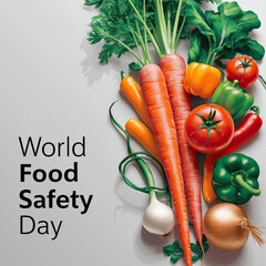 food safety day, social media poster, World food safety day, World food safety day poster, 7th June, food safety day poster, happy World food safety day, poster, post, banner, happy food safety day,  