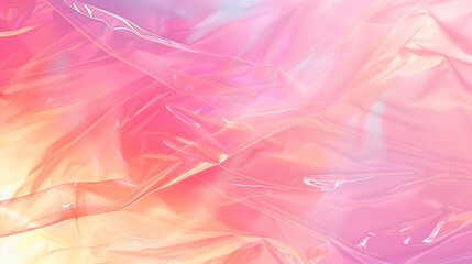 Abstract pink pastel holographic blurred grainy gradient background texture. Generative AI.