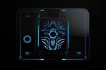 Fototapete - Biometric identification systems for secure access