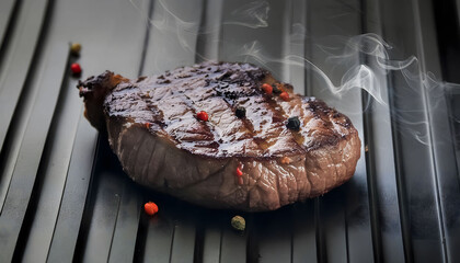 Wall Mural - meat on the grill