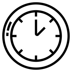 Canvas Print - Clock Icon