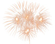 © wedninth - festive fireworks on an isolated transparent background. Fireworks png, salute, explosion png