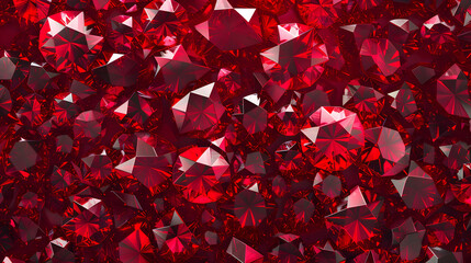 Wall Mural - seamless red ruby background. generative ai.
