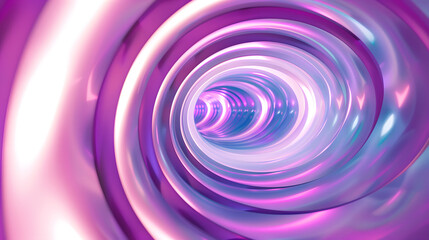 Wall Mural - Spiral tunnel gradient. Generative AI.