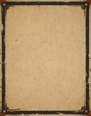 Simple black border, weathered, worn, grunge, industrial, old