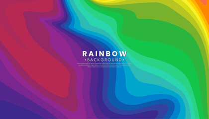 Wall Mural - abstract colorful liquid rainbow background. multicolored rays concept. vector illustration.