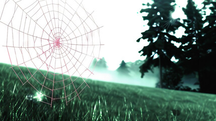 Spider Spectacle: The Artistry of Spider Webs - Imagine a scene where spider webs glisten in the sunlight, their delicate strands forming intricate patterns that capture prey and showcase the spider's