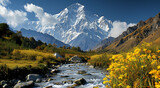 Fototapeta Most - mesmerizing image of Nanga Parbat majestic peak towering above surrounding landscape GilgitBaltistan Known Killer Mountain Nanga Parbat one of world's most challenging peak climb attracting adventurer