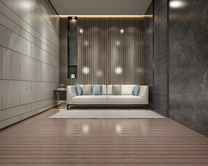 Poster - 3d render modern office interior