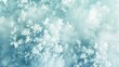 © javier - Serene winter wallpaper with ice crystals in white mint blue softly blurred with glowing edges wallpaper