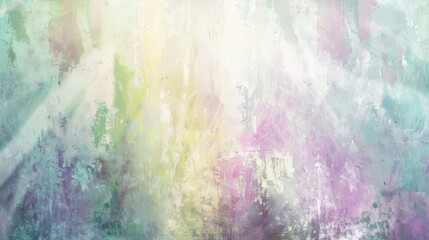 Wall Mural - Dreamy abstract with pastel lemon mint and purple light effects wallpaper