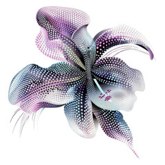 PNG Transparent of Intricate beautiful flower artwork