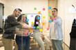 © ADDICTIVE STOCK - Collaborative team brainstorming with sticky notes