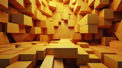 abstract background made of cubes