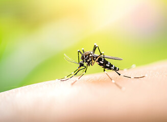 tiger mosquito, AI generated