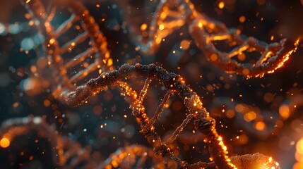 Double helix DNA Background