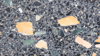 Aufkleber - Abstract textured stone background with a pattern of small particles interspersed