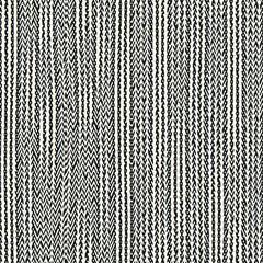 Monochrome Folk Herringbone Stripes Pattern